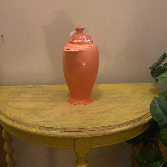 Fiestaware Persimmon Coffee Pot and Lid 4 cup Fiesta USA 1st Quality #N1 - Picture 4 of 8